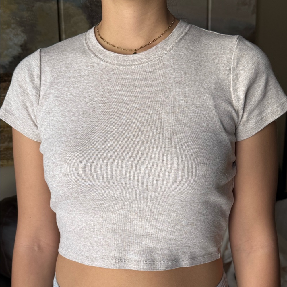 Hollister Tan Crop Top